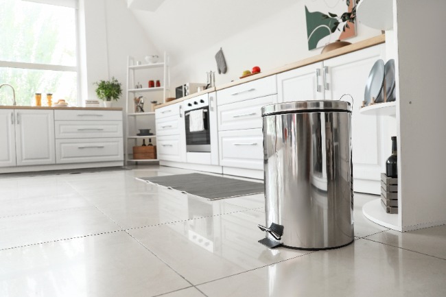 kitchen with tile floor