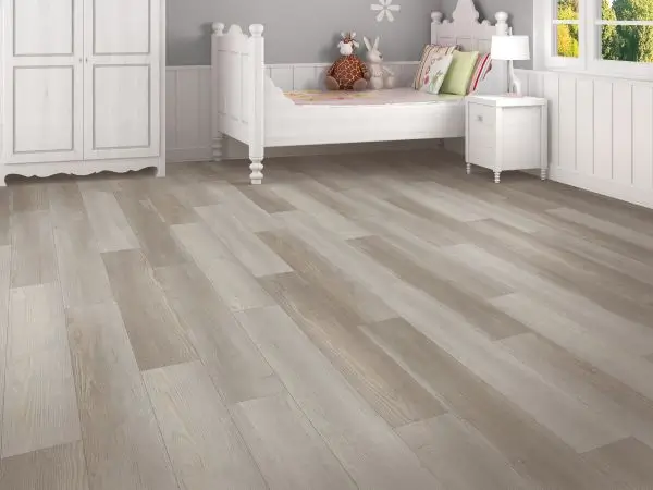 Luxury vinyl flooring in a child's bedroom in Phoenix, AZ