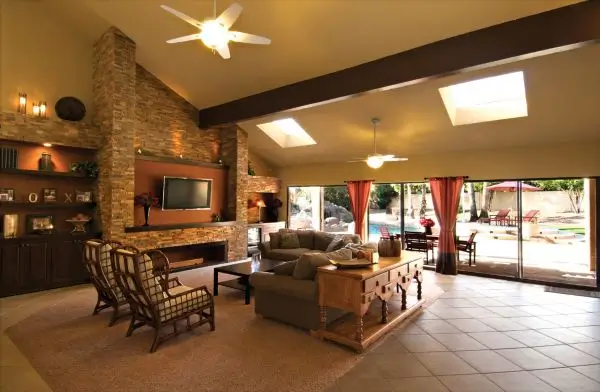 Tile flooring in an Austin, TX home