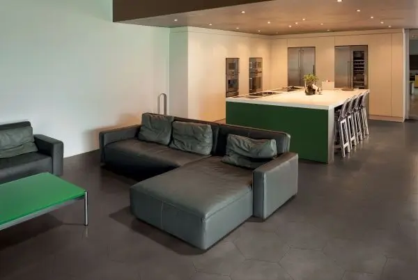 Unique tile flooring in a Phoenix, AZ home