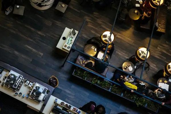 Commercial flooring installation in an Austin, TX business