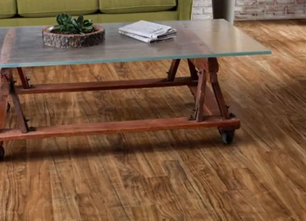 Luxury vinyl flooring in an Austin, TX home