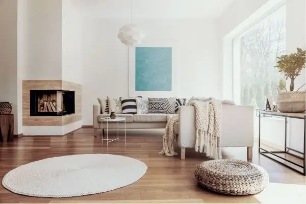 Professional wood flooring installation in a Phoenix, AZ home