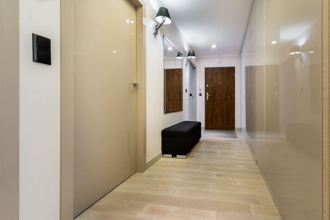 Luxury vinyl plank flooring in a Tucson, AZ home