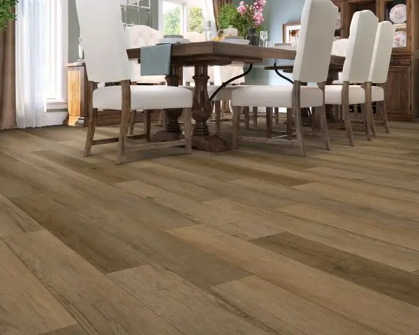 Luxury vinyl plank flooring installation in an Austin, TX home
