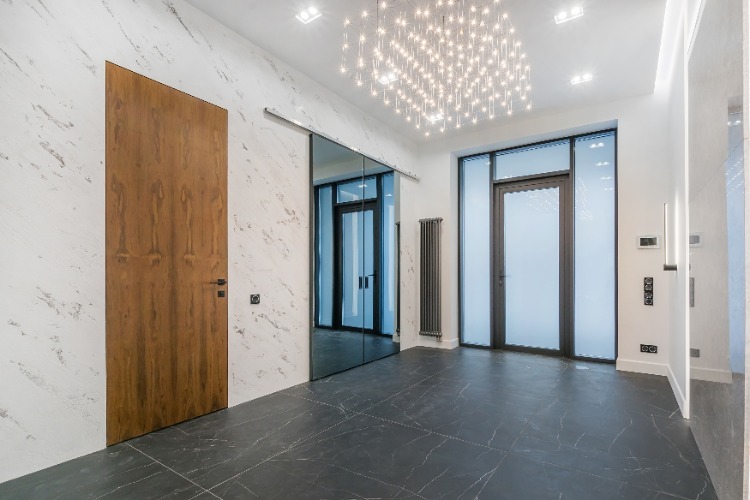tiled home entryway