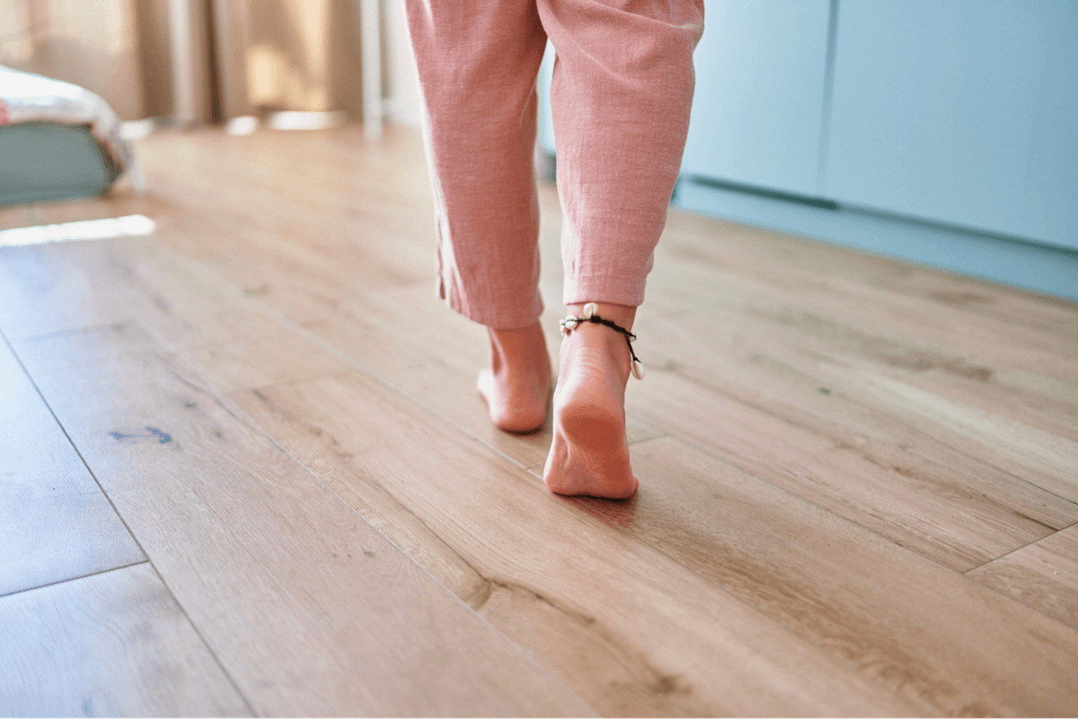 Luxury vinyl flooring in a child's bedroom in Phoenix, AZ