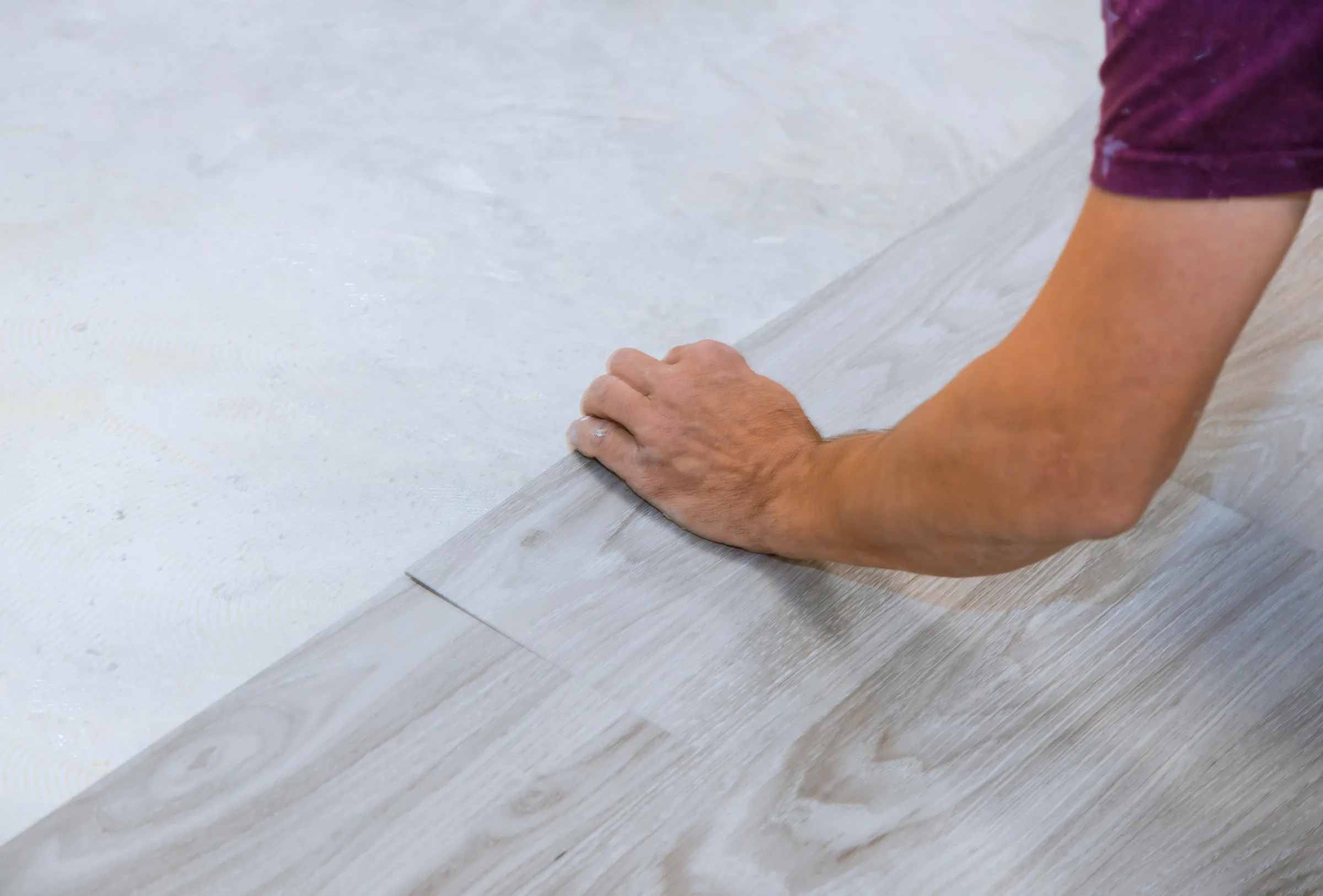 installing loose lay LVP