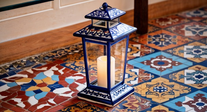 Mediterranean tile floor
