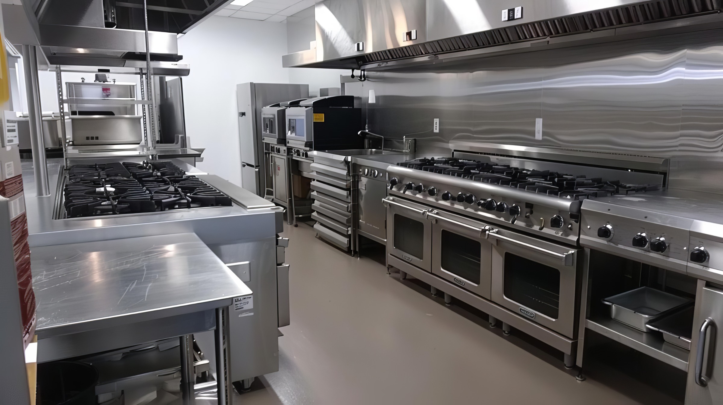 Commercial flooring installation in an Austin, TX restaurant