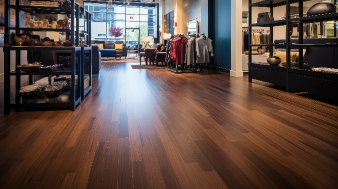 commercial LVP flooring