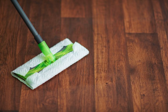 Mahogany hardwood floor